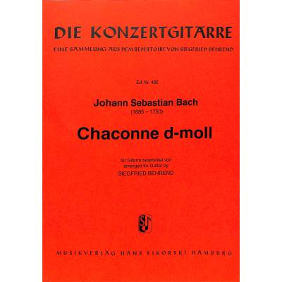 9790003004594 - Chaconne (Partita 2 d-moll BWV 1004)