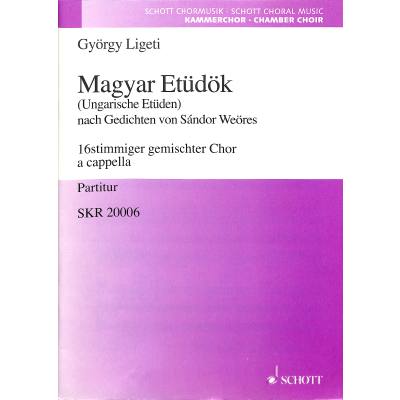 9790001101400 - Magyar etüdök (ungarische Etüden)