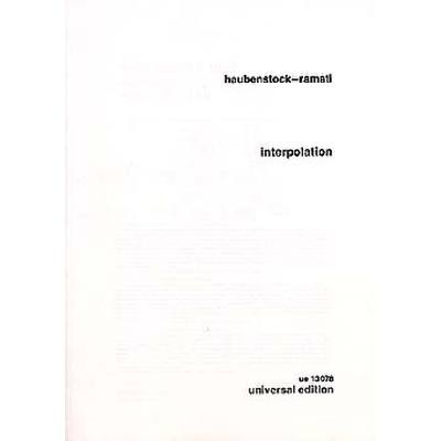 0803452033028 - Interpolation