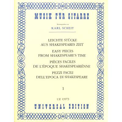 0803452015581 - Leichte Stücke aus Shakespeares Zeit 0803452015581 - Leichte Stücke aus Shakespeares Zeit