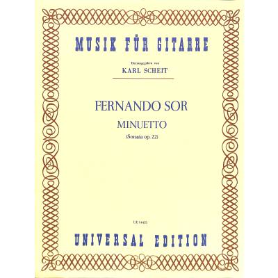 9790008006265 - Menuett (Sonate op 22)