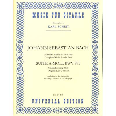 0803452010555 - Suite a-moll BWV 995 0803452010555 - Suite a-moll BWV 995