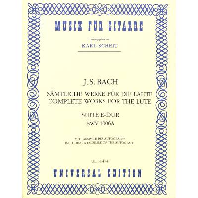 0803452021223 - Suite E-Dur BWV 1006a 0803452021223 - Suite E-Dur BWV 1006a