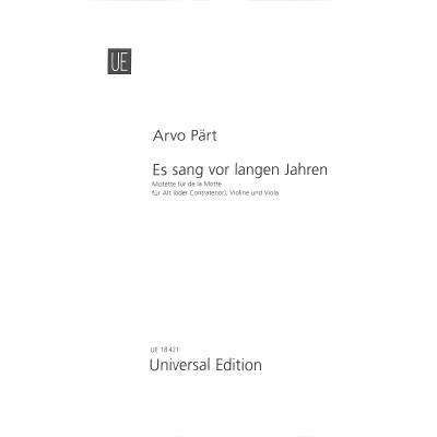 0803452002444 - Es sang vor langen Jahren 0803452002444 - Es sang vor langen Jahren