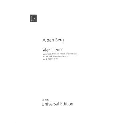 0803452009382 - 4 Lieder op 2 0803452009382 - 4 Lieder op 2