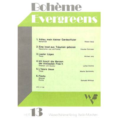 9790206061165 - Boheme Evergreens 13