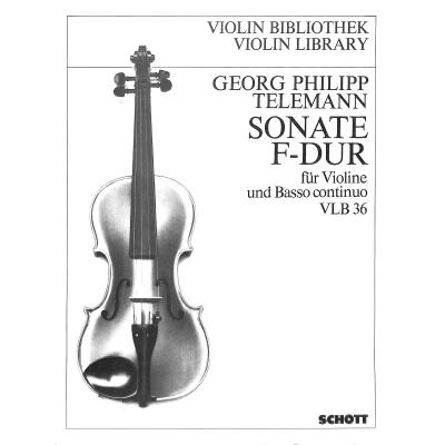 9790001102773 - Hugo Ruf - GEBRAUCHT Sonata F-Dur aus Essercizii Musici Violine und Basso continuo (Cembalo Klavier)  Violoncello (Viola da gamba) ad libitum (Edition Schott) - Preis vom 18112023 060543 h