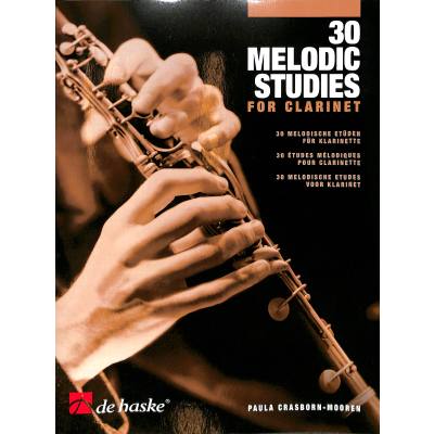 9789043114899 - 30 melodische Etüden für Klarinette 30 Melodic Studies for Clarinet - Paula Crasborn-Mooren Geheftet