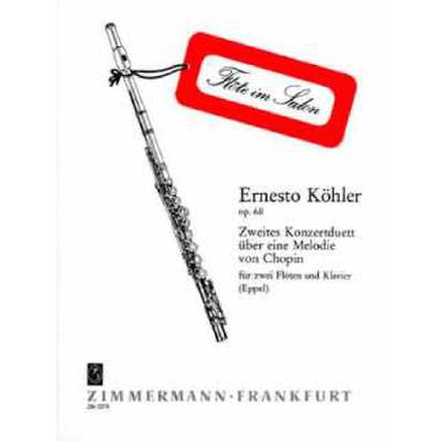 9790010227504 - Zweites Konzertduett op 68 über eine Melodie von Chopin 9790010227504 - Zweites Konzertduett op 68 über eine Melodie von Chopin