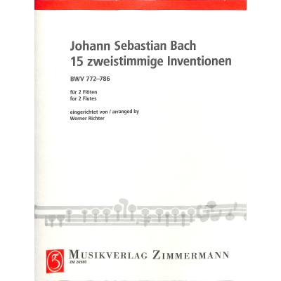 0842819103745 - 15 zweistimmige Inventionen BWV 772-786 0842819103745 - 15 zweistimmige Inventionen BWV 772-786