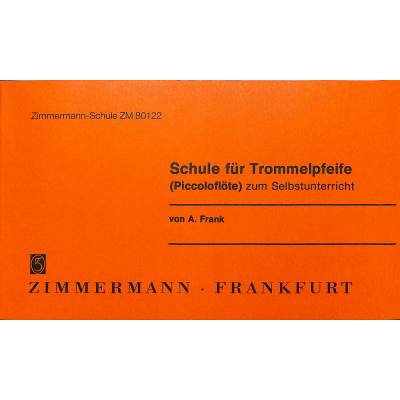 9790010801223 - Schule für Piccolo Flöte (Trommelpfeife)