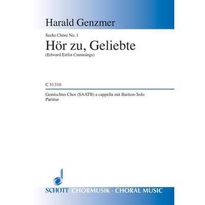 9790001135665 - HOER ZU GELIEBTE (6 CHOERE 1)