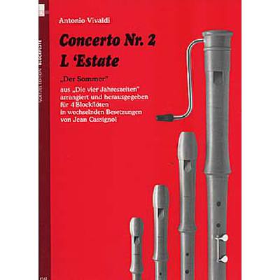 Concerto g-moll op 8/2 RV 315 PV 336 F 1/23 T 77 (l'estate - der Sommer)