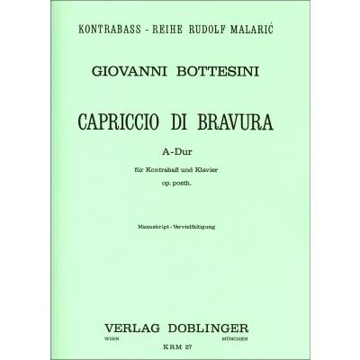 Capriccio di bravura A-Dur op posth