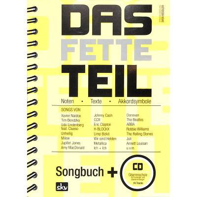 9783938993200 - Das fette Teil - Songbuch | Incl Gitarreneinsteigerschule auf CD