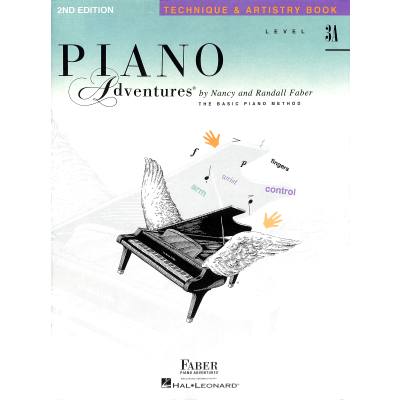 0674398201501 - Piano adventures technique + artistry book 3a