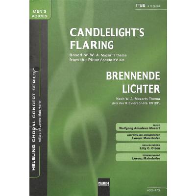 9790500226062 - Candlelights flaring - brennende Lichter