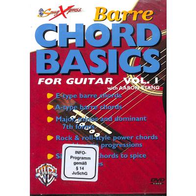 0654979025610 - Barre chord basics for guitar 1