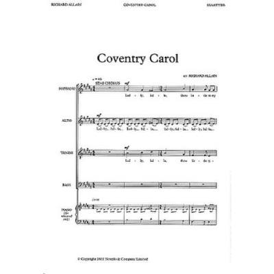 9781846091902 - The coventry carol