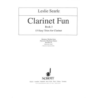Clarinet fun