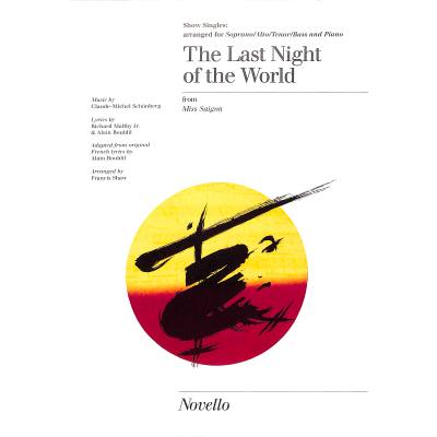 5020679104965 - The last night of the world - Miss Saigon