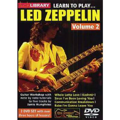 5060088821169 - Roadrock International - Lick Library Learn To Play Led Zeppelin 2 DVD