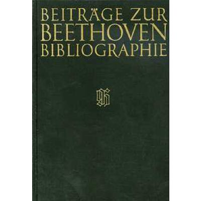 Beiträge zur Beethoven Bibiliographie