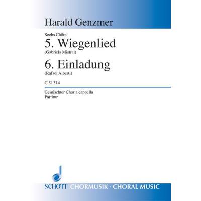 9790001135719 - Wiegenlied + Einladung (6 Chöre 5 + 6)
