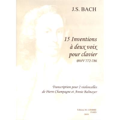 9790230361514 - 15 zweistimmige Inventionen BWV 772-786