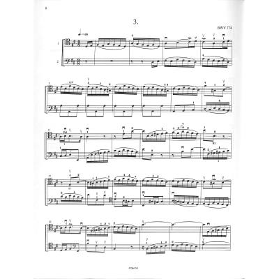 Zweistimmige Inventionen BWV 772-786 - Spartiti Per Pianoforte O Tastiera, Composizioni Di Bach - Foto 6