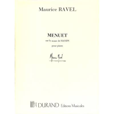9790044074969 - Menuett sur le nom de Haydn 9790044074969 - Menuett sur le nom de Haydn