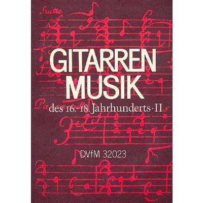 9790200425109 - Gitarrenmusik 2 des 16-18 Jahrhunderts