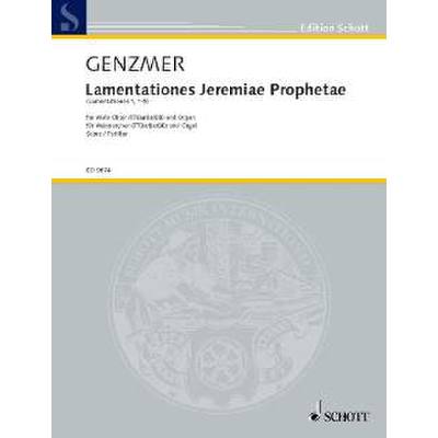9790001135832 - Lamentationes jeremiae prophetae