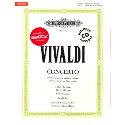 9790577085920 - Concerto G-Dur op 3 3 RV 310 PV 96 F 1 173 T 408