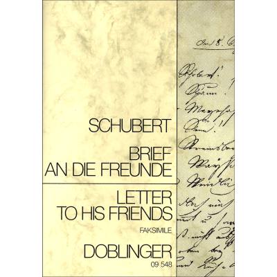 9783900035570 - Brief an die Freunde - Faksimile 9783900035570 - Brief an die Freunde - Faksimile