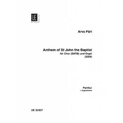 0803452021261 - Anthem of St John the Baptist 0803452021261 - Anthem of St John the Baptist