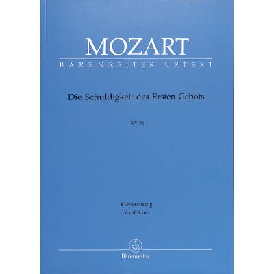 9790006529964 - Die Schuldigkeit des ersten Gebots KV 35