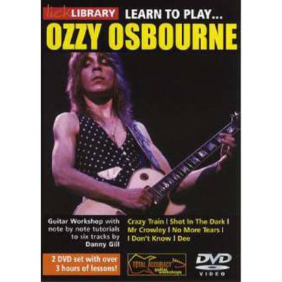 5060088821299 - Roadrock International - Lick Library Learn To Play Ozzy Osbourne DVD