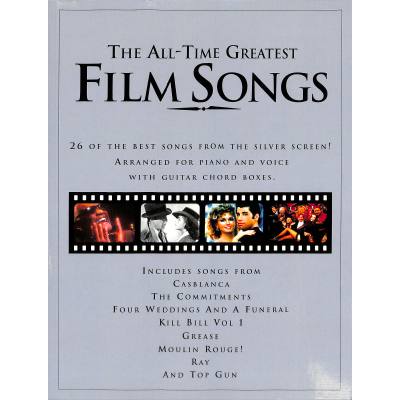 9780711941755 - Wise Publications - The All-Time Greatest Film Songs