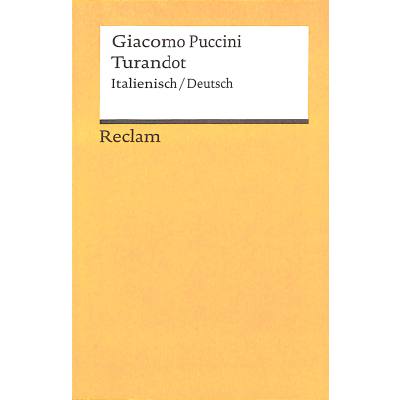 9783150183984 - Turandot Textbuch Deutsch-Italienisch - Giacomo Puccini Kartoniert (TB)