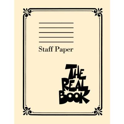 9781423441342 - The real book - staff paper