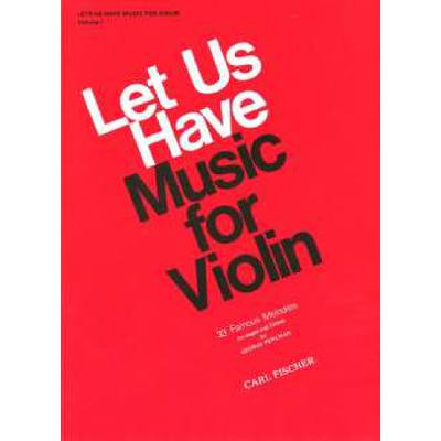0798408003234 - Let us have music for violin 1 0798408003234 - Let us have music for violin 1