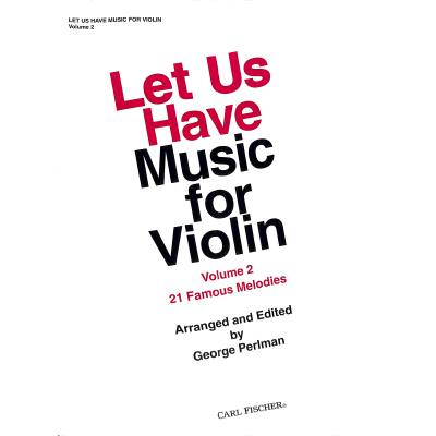 0798408002473 - Let us have music for violin 2 0798408002473 - Let us have music for violin 2