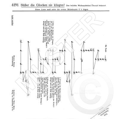 9990051534504 - Noten für Akkordzither Süßer die Glocken nie klingen 6 Akkorde 4191