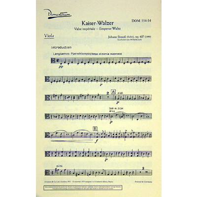 9790001029834 - Kaiserwalzer op 437 9790001029834 - Kaiserwalzer op 437