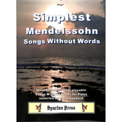 9790579996279 - Simplest Mendelssohn | Lieder ohne Worte