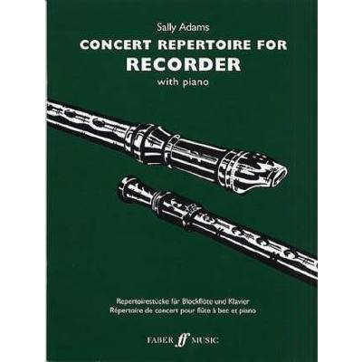 Concert repertoire for recorder