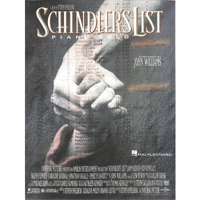 0073999209242 - Noten SCHINDLERS LISTE - Piano Klavierausgabe John Williams HL 120924