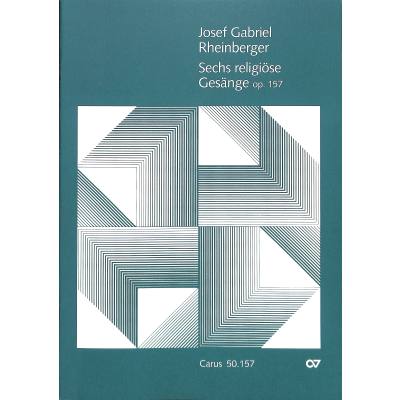 9790007080181 - 6 religiöse Gesänge op 157 9790007080181 - 6 religiöse Gesänge op 157