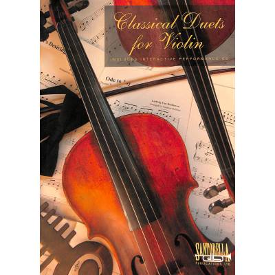 0649571003678 - Noten classical duets for violin incl CD TS 367 Santorella